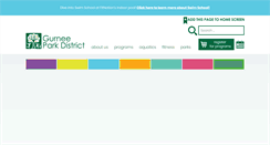 Desktop Screenshot of gurneeparkdistrict.com